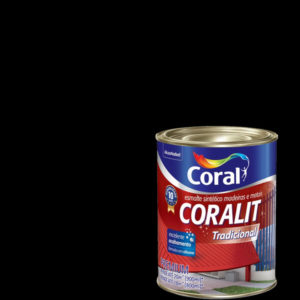 CORAL  1/16  Preto Esm/Sint/Bril