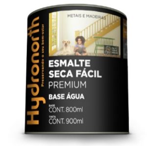 HIDRO TINTA ESM BRILHO PRETO 1/4  900ML