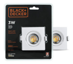 LUMINARIA SPOT LED3 W QD BLACK – DECHER