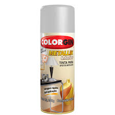 TINTA SPRAY METALICA PRATA  STAR