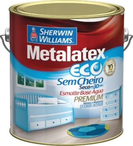 TINTA ESMALTE METALATEX ECO CORES DIVERSAS